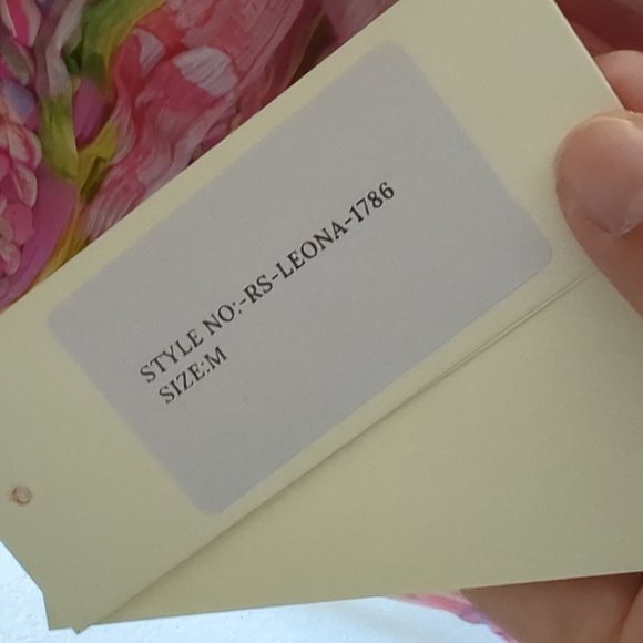 🍋✨ NWT Rococo sand tiered Leona maxi dress size M - Picture 6 of 12